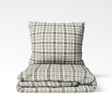 Ручной работы хлопковый комплект постельного белья | Stone Grid