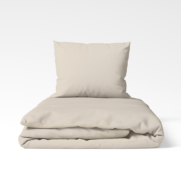 Handmade Cotton Bedding Set | White Sand