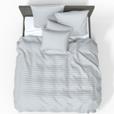 Käsitööna valmistatud luksuslik Premium triibuline satiinist puuvillane tekikott | Antarctica