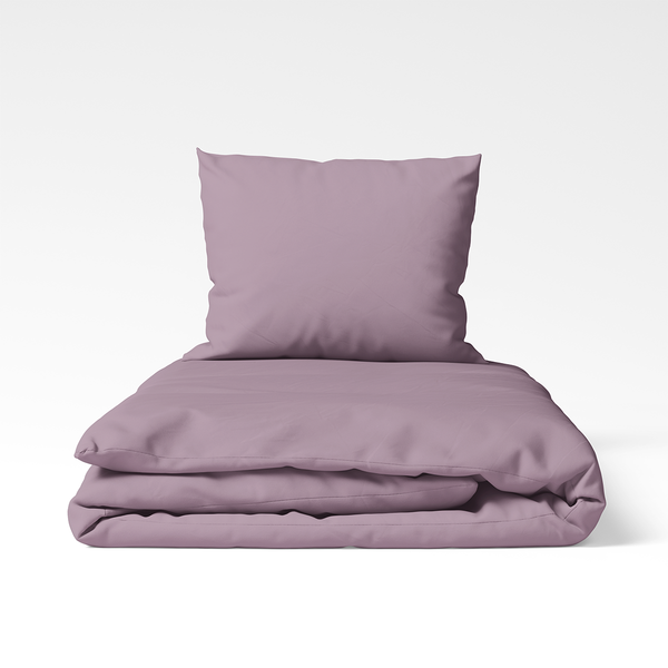 Ручной работы хлопковый комплект постельного белья | Mauve Shadows