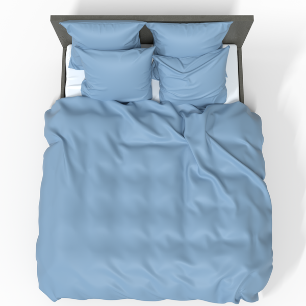 Handmade Luxurious Premium Satin Cotton Bedding Set | Glacier Lake