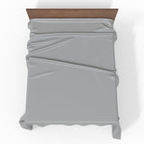 Ручной работы роскошная простыня без резинки Premium из жаккардового сатина хлопка | Drizzle