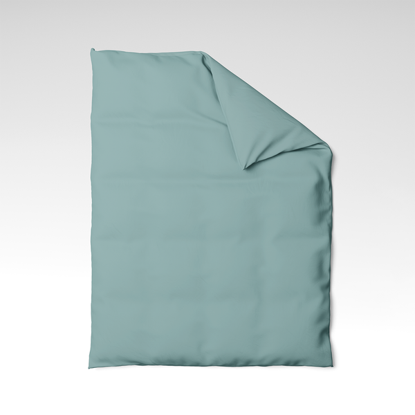 Rankų darbo medvilninis antklodės užvalkalas | Blue Surf