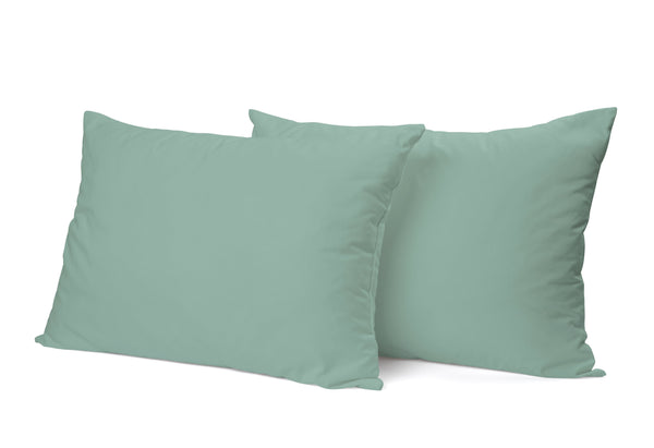 Handmade Luxurious Premium Satin Cotton Pillowcase | Blue Surf