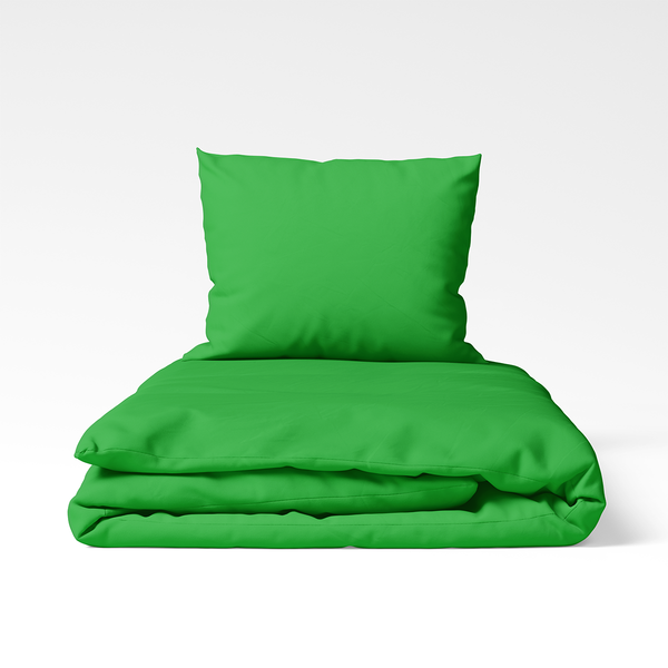 Ручной работы хлопковый комплект постельного белья | Classic Green