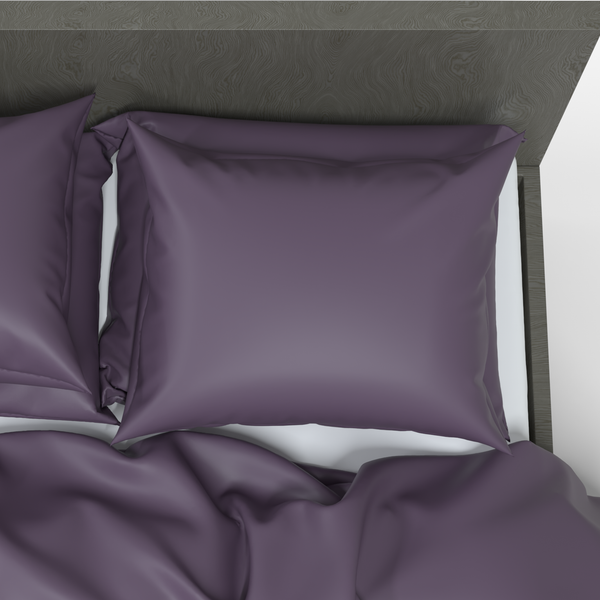 Handmade Luxury Premium Satin Cotton Pillowcase | Vintage Violet