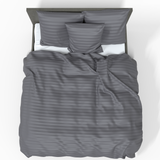 Luksuslik Premium triibuline 100% puuvillane satiinkangas | Tornado