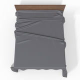 Ручной работы роскошная простыня без резинки Premium из жаккардового сатина хлопка | Tornado