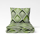 Ручной работы хлопковый пододеяльник | Emerald Pulse