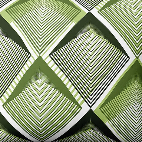 Mustriline puuvillakangas | Emerald Pulse