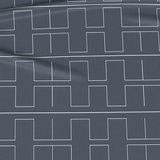 Ручной работы роскошная простыня без резинки Deluxe из сатина хлопка | Berlin