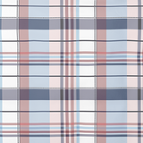 Ручной работы хлопковый пододеяльник | Blush Tartan