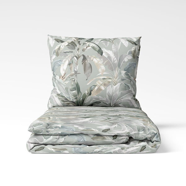 Handmade cotton bedding set | Tropical Sage