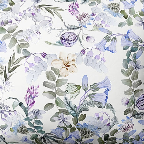 Mustriline puuvillakangas | Lavender Field