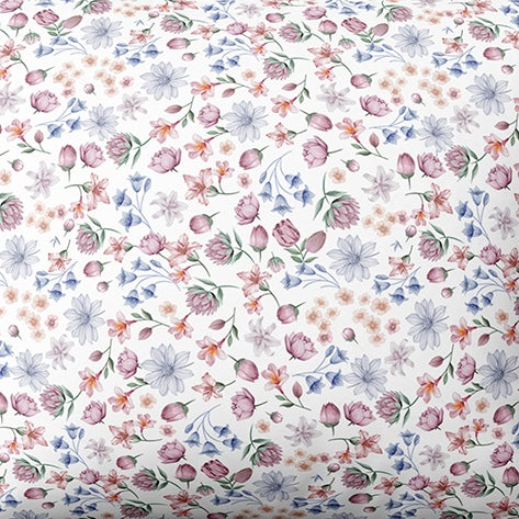 Patterned cotton fabric | Blooming Day