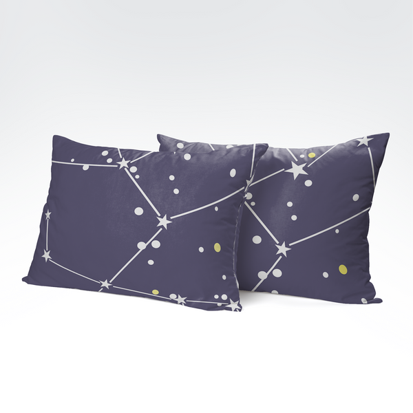 Käsitööna valmistatud puuvillane padjapüür | Star Map