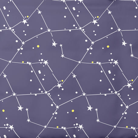 Узорчатая хлопковая ткань | Star Map