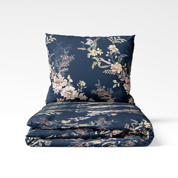 Handmade cotton bedding set | Midnight Garden