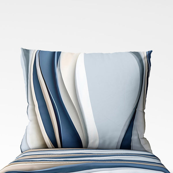 Käsitööna valmistatud puuvillane padjapüür | Blue Tide