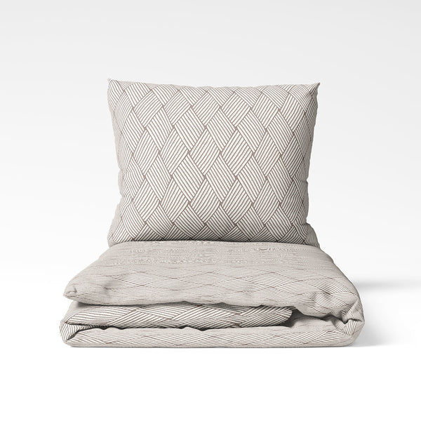 Käsitööna valmistatud puuvillane voodipesukomplekt | Sand Weave