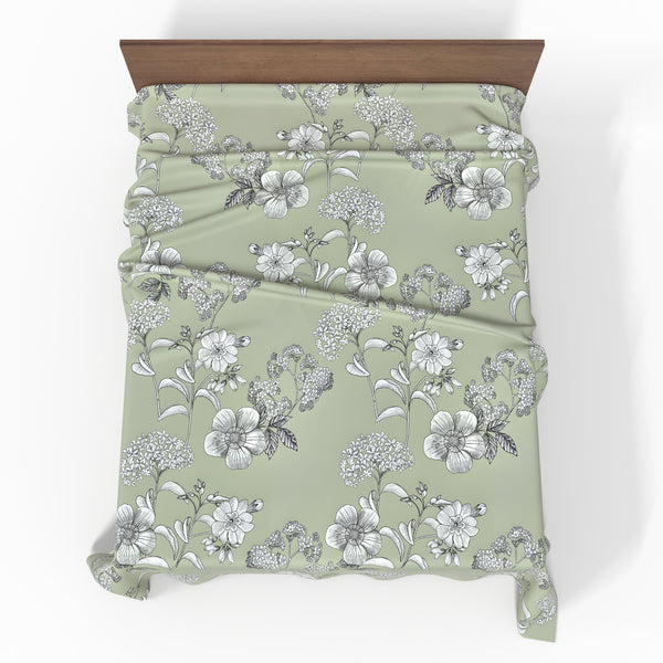 Handmade Luxurious Deluxe Satin Cotton Flat Sheet | Berlin