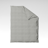 Handmade cotton duvet cover | Glyph
