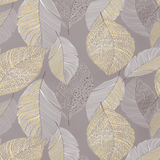 Handmade cotton pillowcase | Golden Leaves