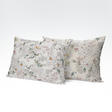 Handmade cotton pillowcase | Ivory Bloom