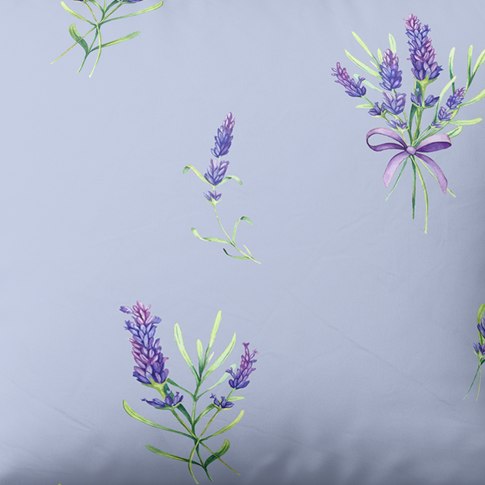 Käsitsi valmistatud puuvillane voodipesukomplekt | Lavender Haze