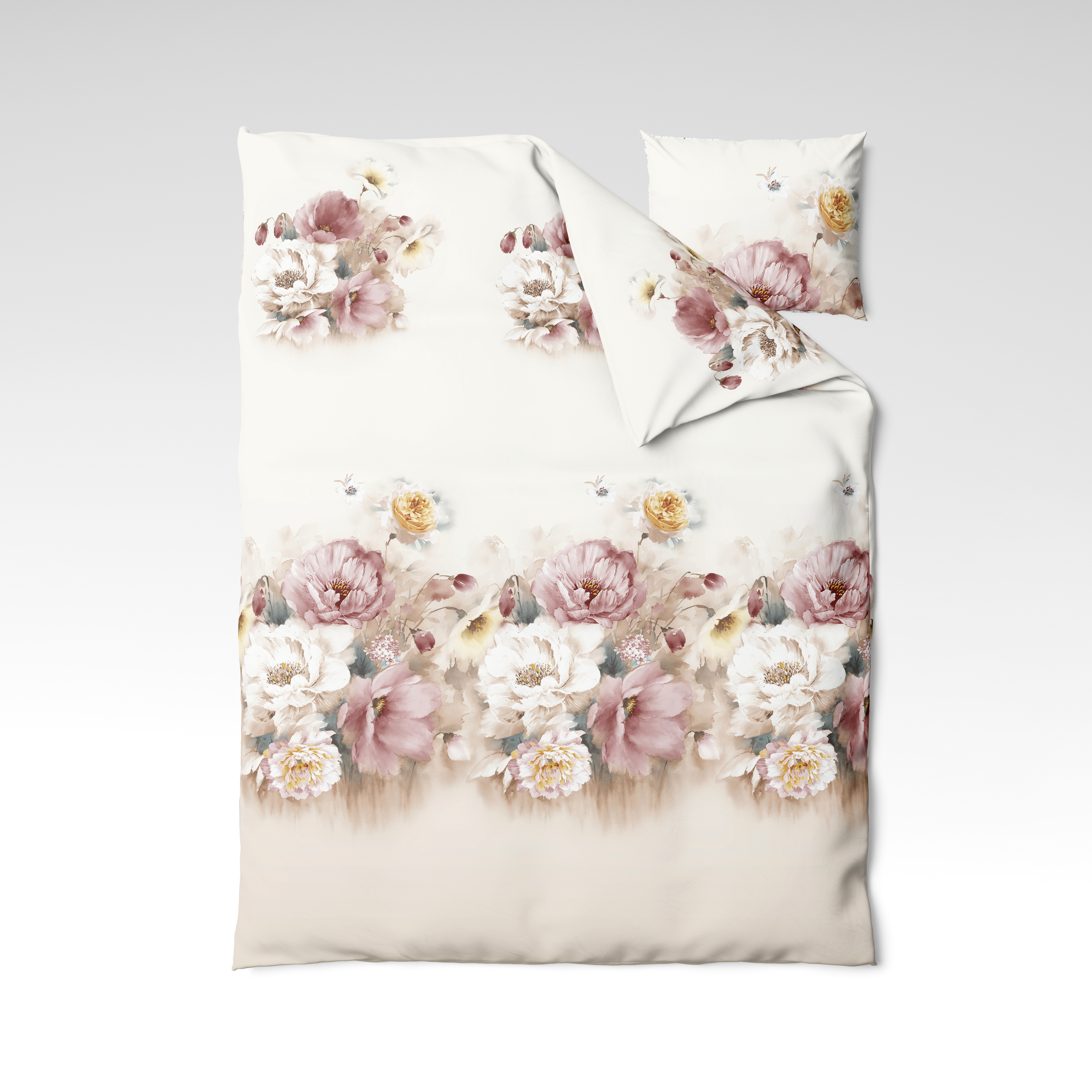 Mustriline puuvillane kangas | Painted Petals