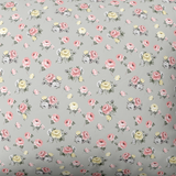 Ручной работы комплект постельного белья из хлопка | Rosebud Grey
