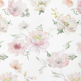 Handmade cotton pillowcase | Soft Bouquet