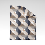 Handmade cotton duvet cover | Stone Weave