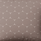 Käsitsi valmistatud puuvillane voodipesukomplekt | Taupe Trellis