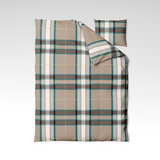 Patterned cotton fabric | Teal Check