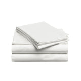 PREMIUM satin sheet | White - Sheet without elastic