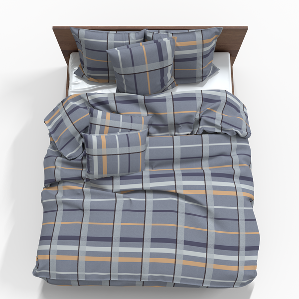 Rankų darbo medvilninis antklodės užvalkalas | Metro