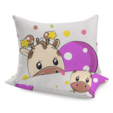 Šujams kokvilnas spilvendrāna | Žirafiukas -