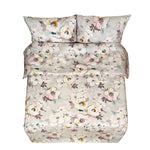 Сшитый хлопковый комплект постельного белья | Акварель - Сшитый