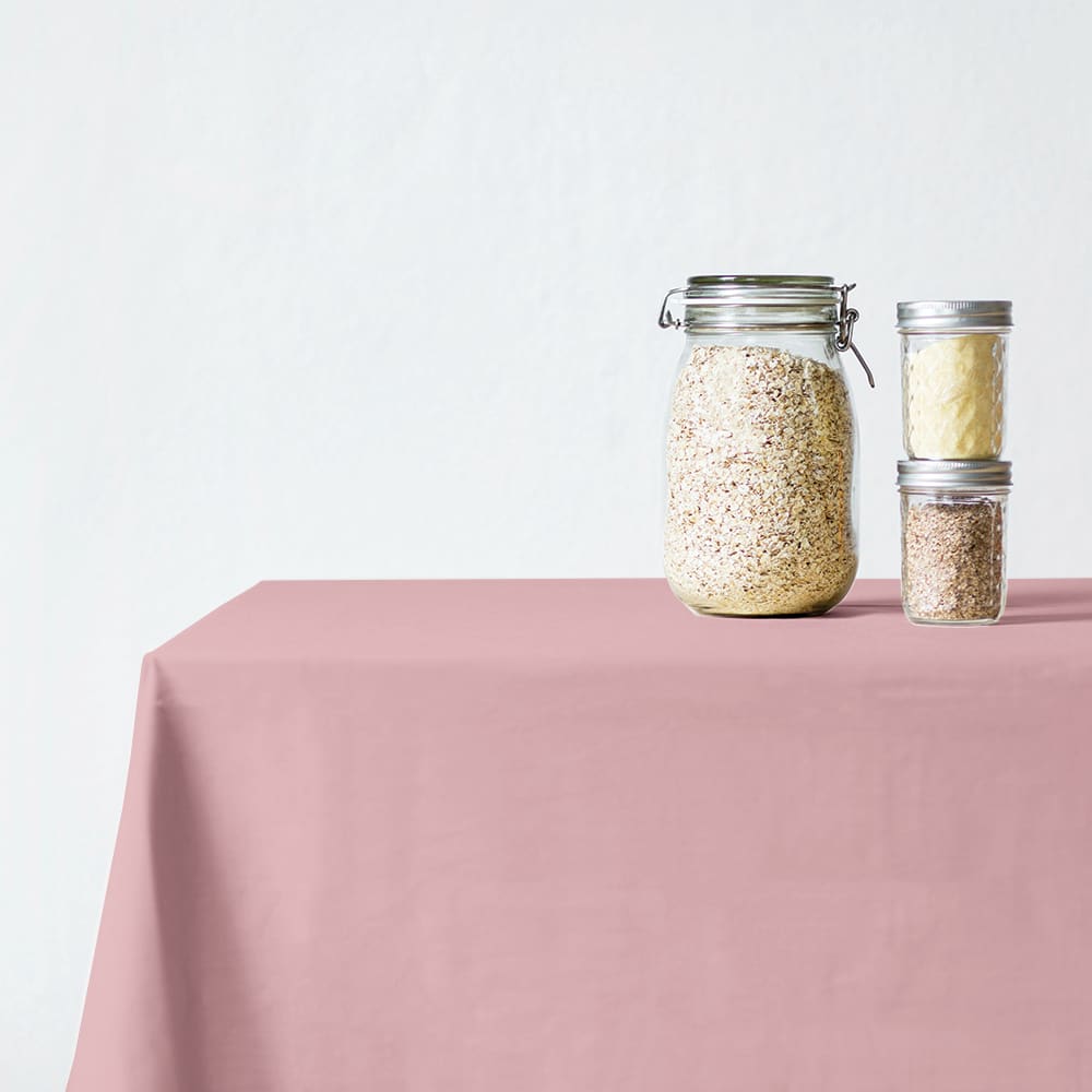 Šūta 100% kokvilnas galdauts | Gossamer pink -