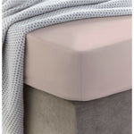 Õmmeldud puuvillane kummiga lina | Peach blush - Puuvillane