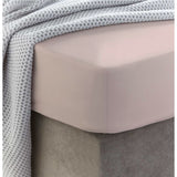 Õmmeldud puuvillane kummiga lina | Peach blush - Puuvillane