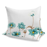 Сшитый хлопковый наволочка | Milky flowers -