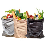 Сшитая тканевая сумка для покупок