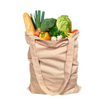 Сшитая тканевая сумка для покупок